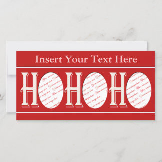 Ho Ho Ho Carte photo