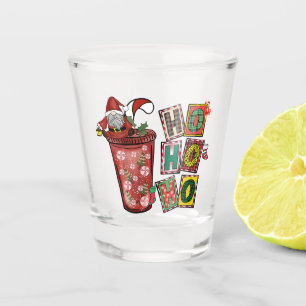 Ho Ho Ho Chirstmas Gnome Schnapsglas