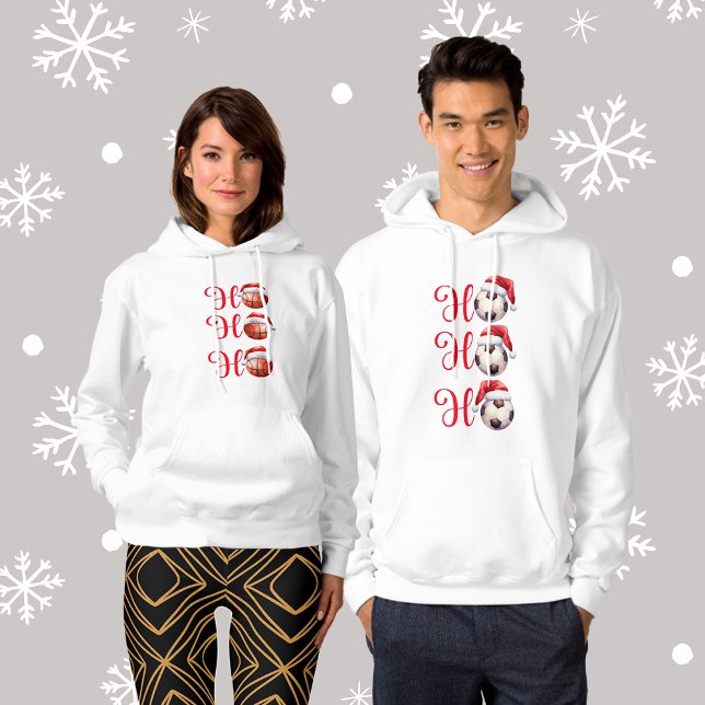 Ho Ho Ho Christmas Basketball Hoodie (Von Creator hochgeladen)