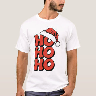 Ho Ho Ho Christmas Cheer T-shirt - Fêtes Parfaites