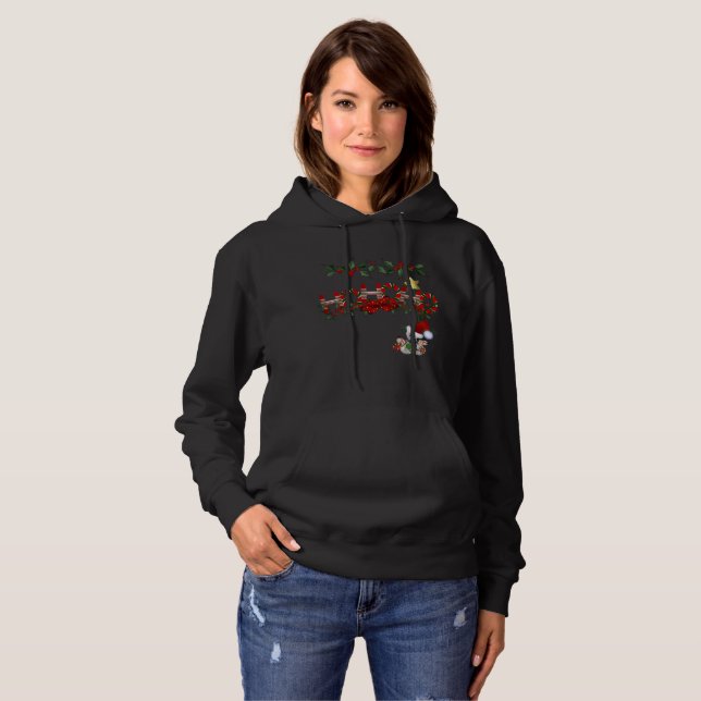 Ho Ho Ho Christmas Hoodie (Vorne ganz)