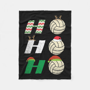 Ho Ho Ho - Christmas Volleyball Team Player Enthus Fleecedecke