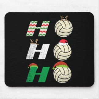 Ho Ho Ho - Christmas Volleyball Team Player Enthus Mousepad