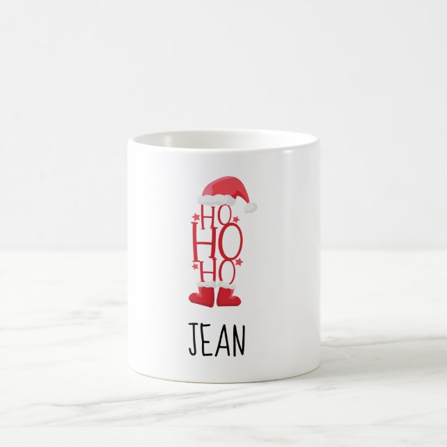 Ho ho ho comment Noël Personnaliser Mug (Centre)
