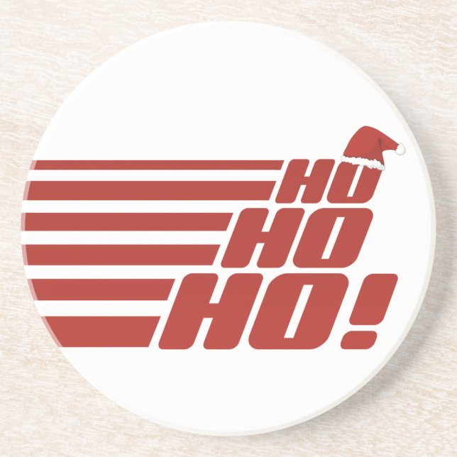 Ho Ho Ho Custom Untersetzer (Vorne)