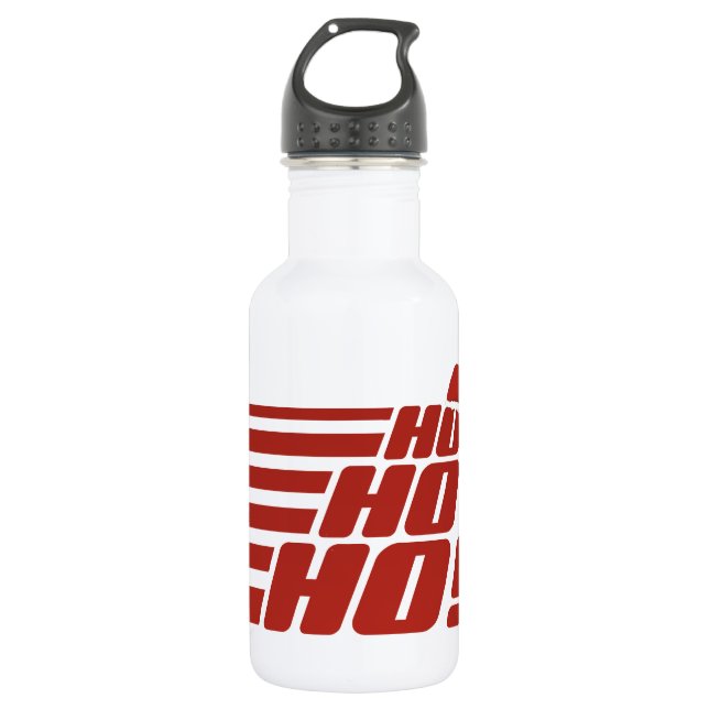 Ho Ho Ho Custom Xmas Trinkflasche (Vorderseite)