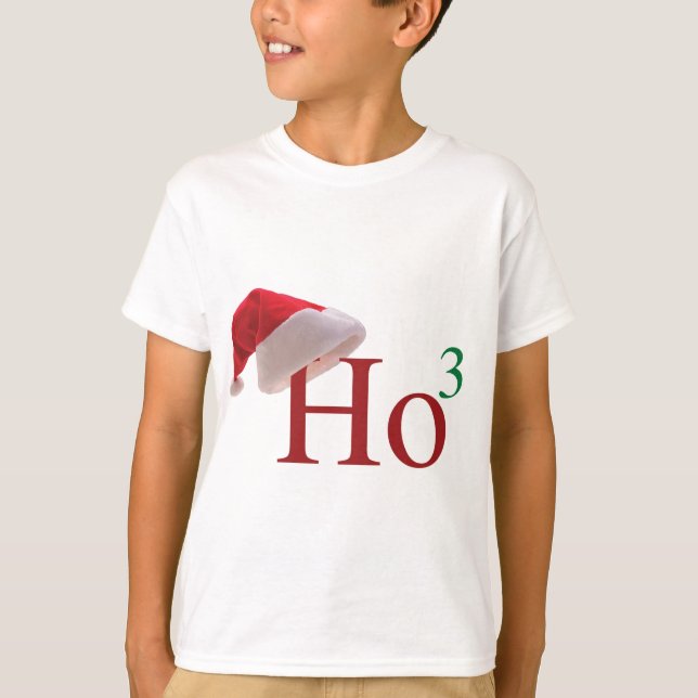 Ho Ho Ho entwirft Weihnachten 3 zum 3. Power T-Shirt (Vorderseite)