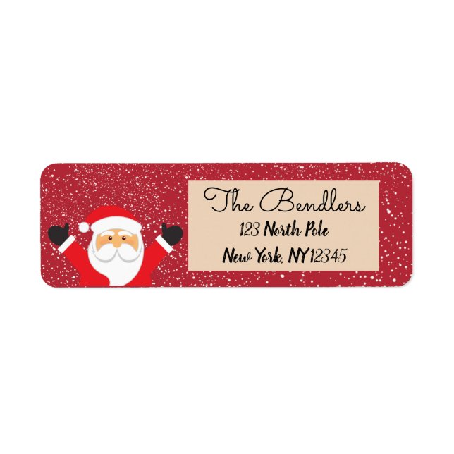 Ho ! Ho ! Ho ! Étiquette de retour (Devant)