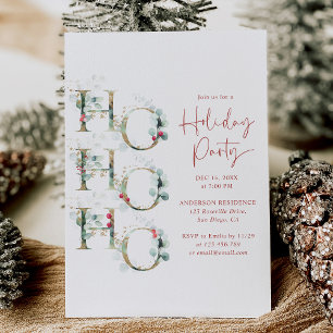 Ho Ho Ho Feio Einladung