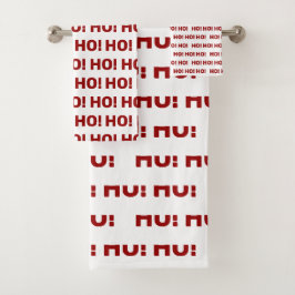 Ho Ho Ho Fêtes de Noël rouge et blanc