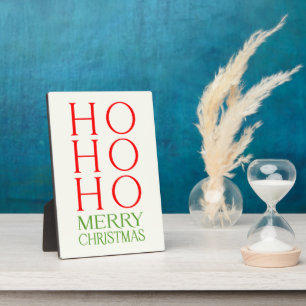 Ho Ho Ho Frohe Weihnachten Fotoplatte