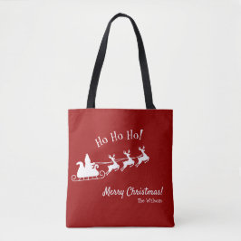 Ho Ho Ho Frohe Weihnachten mit Weihnachten, Rot Tasche