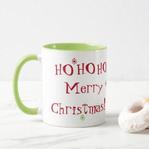 HO HO HO Frohe Weihnachten! Mug Tasse