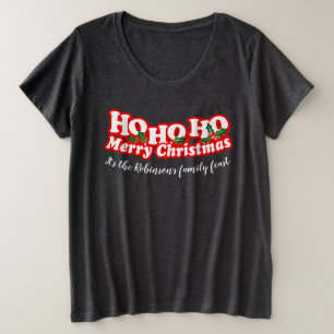 Ho Ho Ho Frohe Weihnachten personalisierte tee