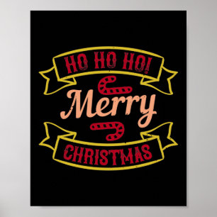 Ho Ho Ho! Frohe Weihnachten Poster