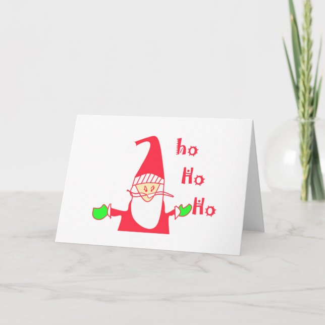 Ho Ho Ho Frohe Weihnachten von Santa.png (Vorderseite)