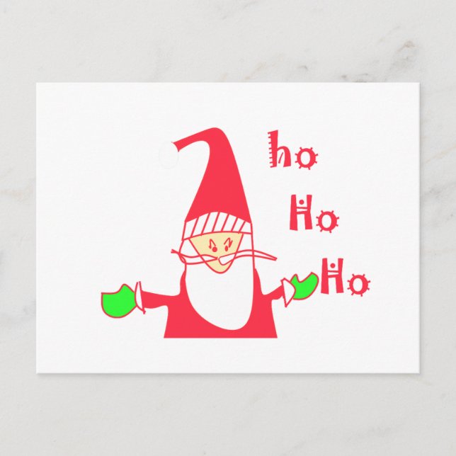 Ho Ho Ho Frohe Weihnachten von Santa.png (Vorderseite)