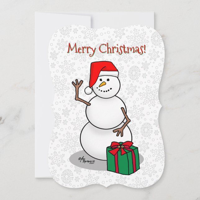 Ho Ho Ho Frohe Weihnachten Weihnachtsmann Niedlich (Vorderseite)