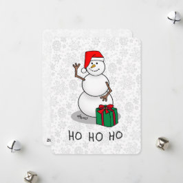 Ho Ho Ho Frohe Weihnachten Weihnachtsmann Niedlich