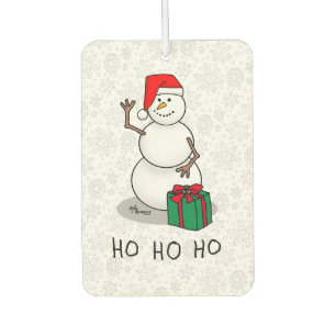 Ho Ho Ho Frohe Weihnachten Weihnachtsmann Niedlich Autolufterfrischer
