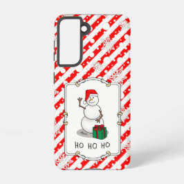 Ho Ho Ho Frohe Weihnachten Weihnachtsmann Niedlich Samsung Galaxy Hülle
