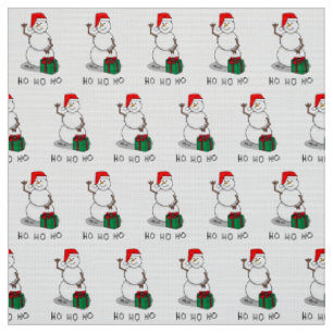 Ho Ho Ho Frohe Weihnachten Weihnachtsmann Niedlich Stoff