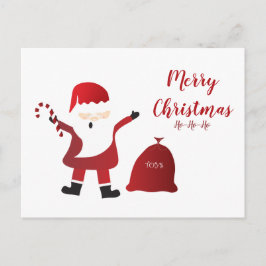 Ho Ho Ho Frohe Weihnachtsmann Postkarte