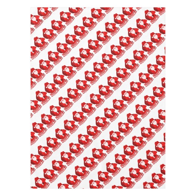 Ho Ho Ho Frory Christmas santa Tischdecke (Vorderseite)