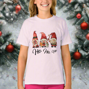 Ho Ho Ho! Funny Nordic Gnomes Weihnachtsgeschenk T-Shirt