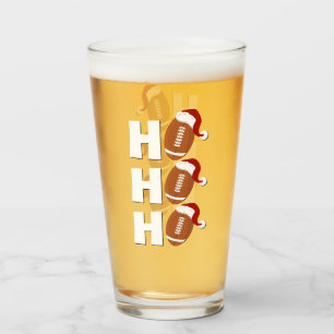Ho Ho Ho Fußball Lustiger Weihnachtszeit Humor Glas