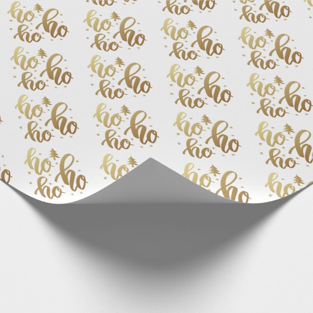 Ho Ho Ho Geschenkpapier (Ecke)