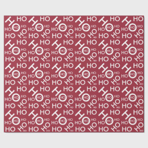 HO HO HO GESCHENKPAPIER