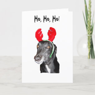 Ho Ho Ho! Geweihe Feiertagskarte