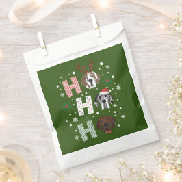 Ho Ho Ho Great Dane Frohe Weihnachten Geschenktütchen