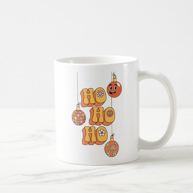 Ho Ho Ho - Groovy Christmas Cheer Kaffeetasse (Rechts)