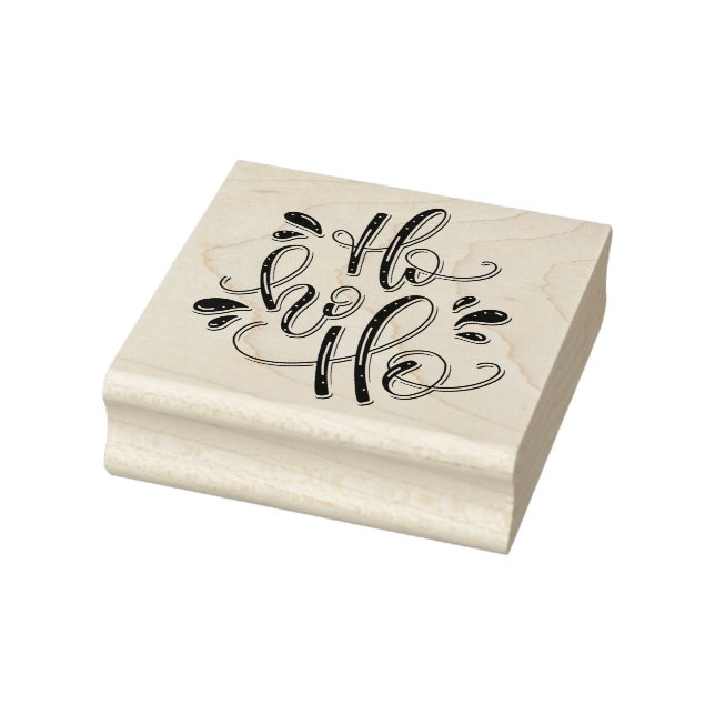 Ho Ho Ho Gummistempel (Stempel)