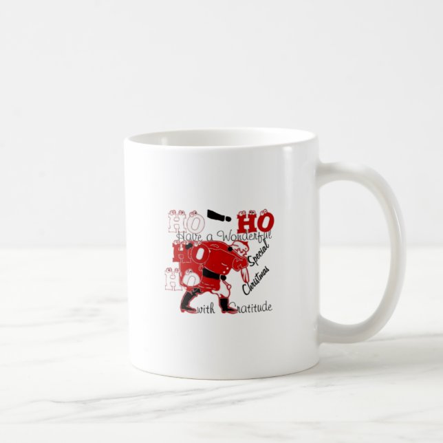 HO HO HO haben ein wunderbares Weihnachten mit Dan Kaffeetasse (Rechts)