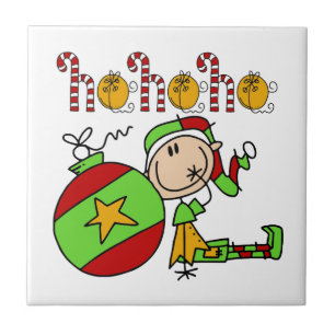 Ho Ho Ho Holiday Elf Fliese