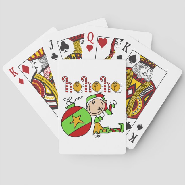 Ho Ho Ho Holiday Elf Spielkarten (Rückseite)