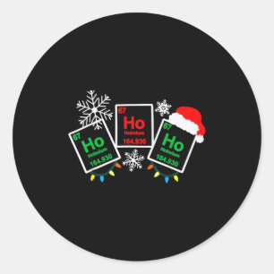 Ho Ho Ho Holmium Chemie Element 67 Periodensystem Runder Aufkleber