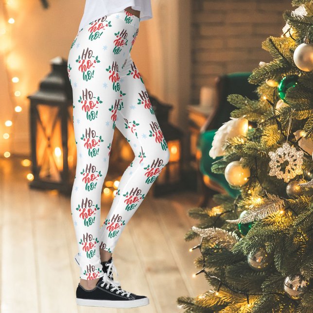 Ho Ho Ho! Jolly Holiday Cheer Leggings (Von Creator hochgeladen)