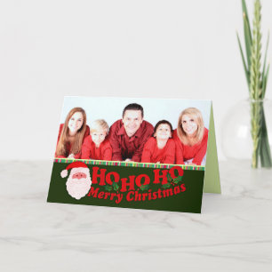 "Ho Ho Ho Joyeux Noël" ajouter votre carte photo