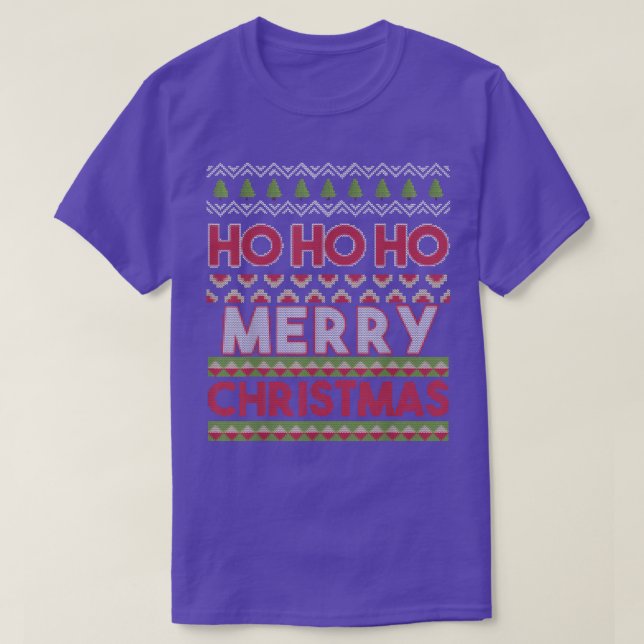 Ho Ho Ho Joyeux Noël Moche Sweat Pyjama Noël  (Design devant)
