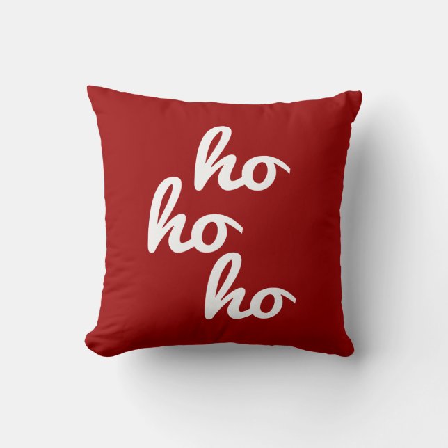 Ho-ho-ho Kissen (Vorderseite)
