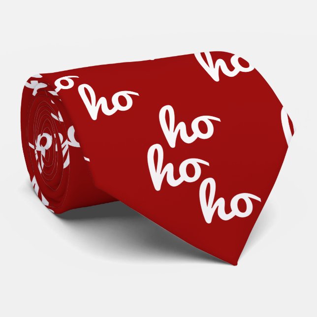 Ho-ho-ho Krawatte (Gerollt)