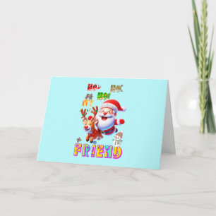 Ho Ho Ho Mein Lieber Freund Dankeskarte