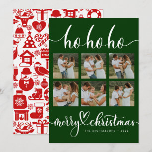 HO HO HO MERRY CHRISTMAS Add Your Photos Collage