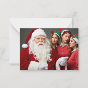 Ho! Ho! Ho! Mitteilungskarte
