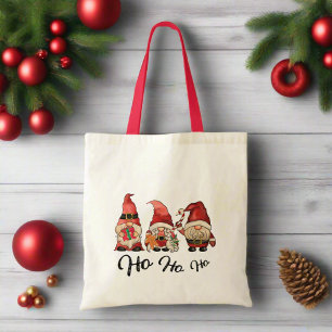 Ho Ho Ho! Niedliche nordische Gnomes Weihnachten Tragetasche