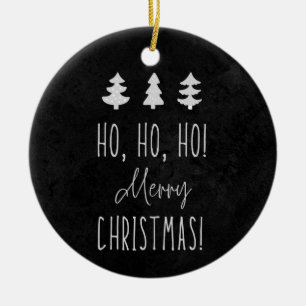 Ho, Ho, Ho ! Noël! Ornement en céramique